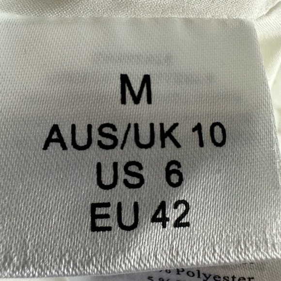 BRONX AND BANCO Osa Lace Dress Size US 6 Medium White - Picture 7 of 13